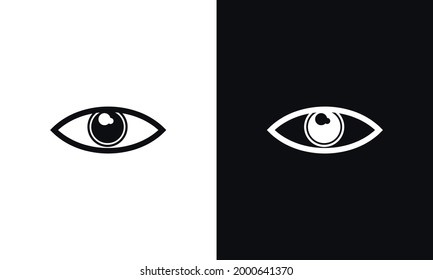 Eyes icon vector. Vision icon symbol isolated