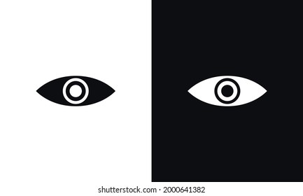 Eyes icon vector. Vision icon symbol isolated