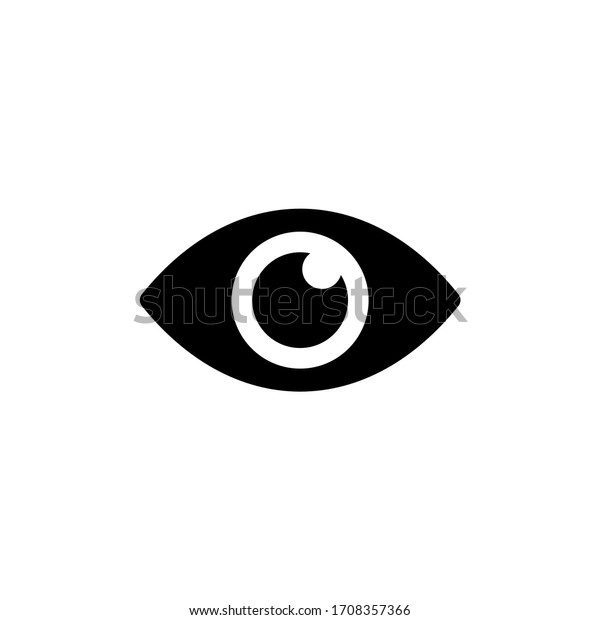 Eyes icon\
vector. Vision icon symbol\
isolated
