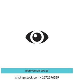 eyes icon vision symbol design element logo template vector eps 10