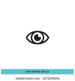 eyes icon vision symbol design element logo template vector eps 10