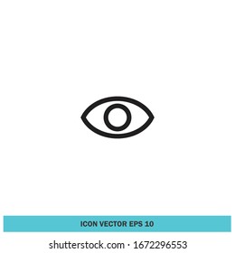 eyes icon vision symbol design element logo template vector eps 10