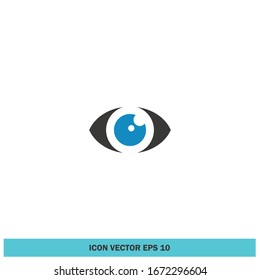 eyes icon vision symbol design element logo template vector eps 10