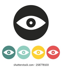 Eyes icon.Vector illustration.