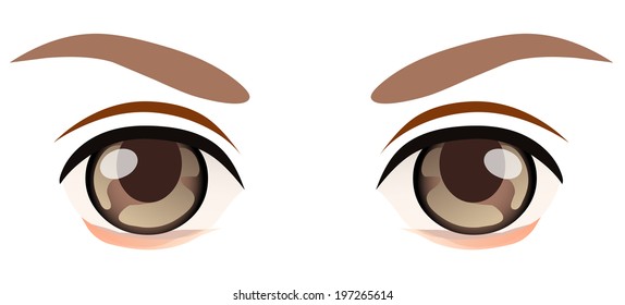 eyes isolated