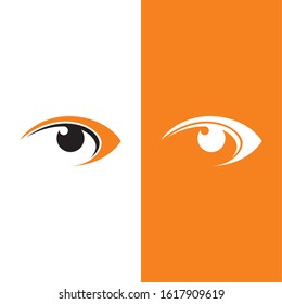 eyes logo icon vector eye