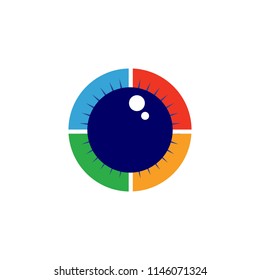eyes logo template