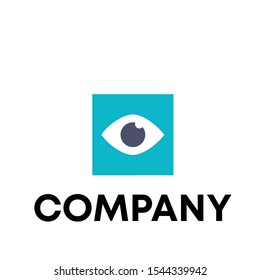 eyes logo vector design template sign