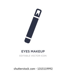 eyes makeup pencils icon on white background. Simple element illustration from Tools and utensils concept. eyes makeup pencils icon symbol design.