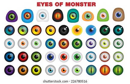 Eyes of monster