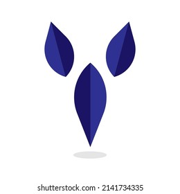 Eyes and nouse of an bird sign vector illustrator