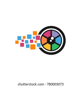 Eyes Optical Abstract Logo