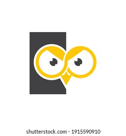 Eyes owl icon isolated on white background from animals collection. Big owl icon trendy and modern symbol. Vector illustration EPS.8 EPS.10