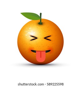 eyes shut orange