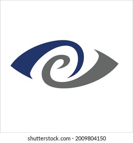 eyes with simple and flat design.