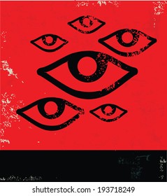 Eyes symbol,vector