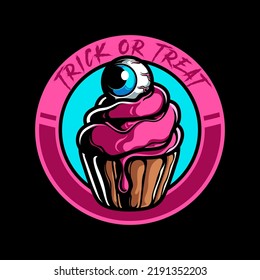 EYES TOPPING CUP CAKES HALLOWEEN