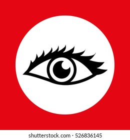 eyes, vector icon, eps10