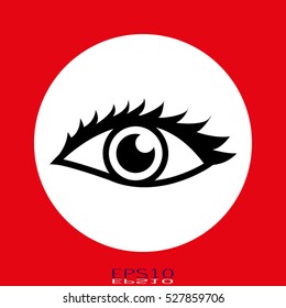 eyes, vector icon, eps10
