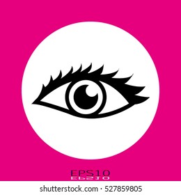 eyes, vector icon, eps10