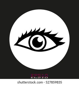 eyes, vector icon, eps10