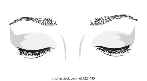 Eyes. Vector Illustration. 