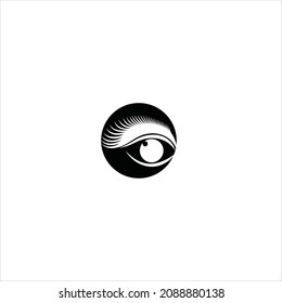 Eyes of Vector logo abstract templates