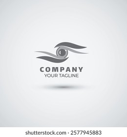 Eyes vision logo design template eye icon