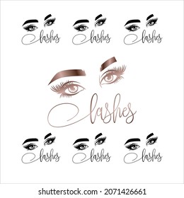 imagen del logotipo del vector de latidos oculares