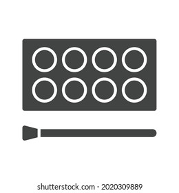 Imagen vectorial de icono Eyeshades. También se puede usar para ropa y accesorios. Adecuado para aplicaciones móviles, aplicaciones web y medios impresos.