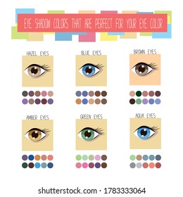  sombreado de ojos para diferentes colores de ojos 