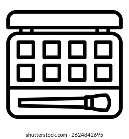 Eyeshadow Icon Element For Design