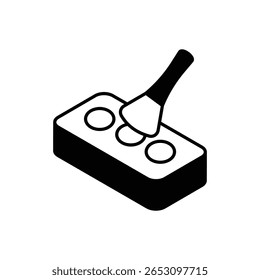 Ícone de sombra ilustração de estoque de vetor