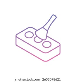 Ícone de sombra ilustração de estoque de vetor