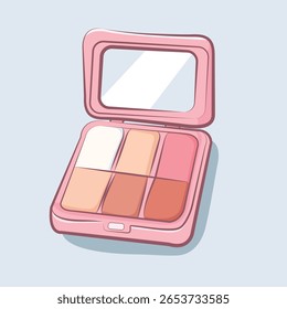 vetor de maquiagem de sombra Ilustração para elementos, adesivo e clipart