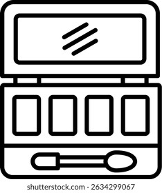 Eyeshadow New Creative Icon Design Vector