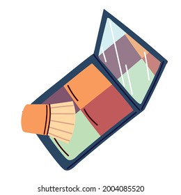 eyeshadow palette makeup isolated icon