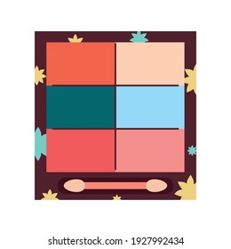 eyeshadow palette makeup tool icon