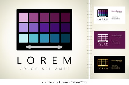 Eyeshadow. Professional cosmetics.