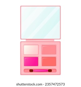Eyeshadow trendy pink color palette