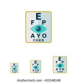 Eyesight check icon