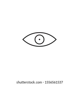 Eyesight, eye vision, spectate web icon EPS Vector 