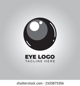 Eye-themed logo, vector file with special and cool colors