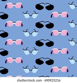  eyewear pattern.Vector illustrations