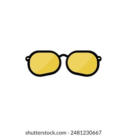 Eyewear Sun Protection Sunglass Vector Illustration