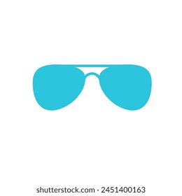 Eyewear sunglasses icon. Isolated on white background. 