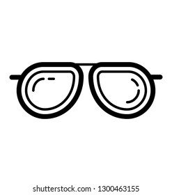 Eyewear sunglasses vector icon