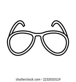 Eyewear Vector Icon fully editable
