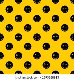 Eyewink emotpattern seamless vector repeat geometric yellow for any design