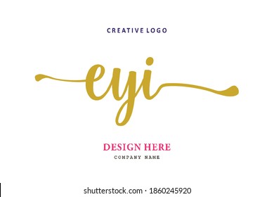 El logotipo de la inscripción en la EYI es sencillo, fácil de entender y autoritario
